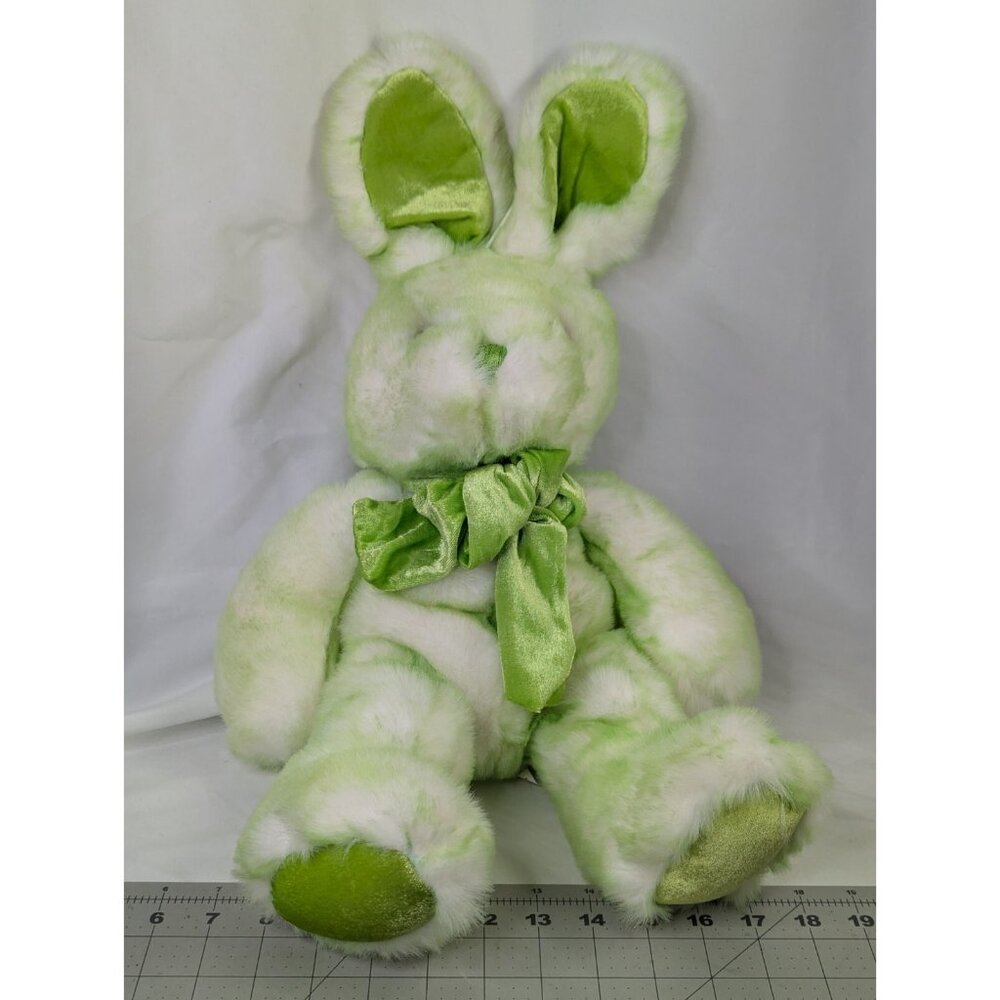 Walmart Lime Green Rabbit Plush Bunny 21 Inch Long Stuffed‎ Animal Toy